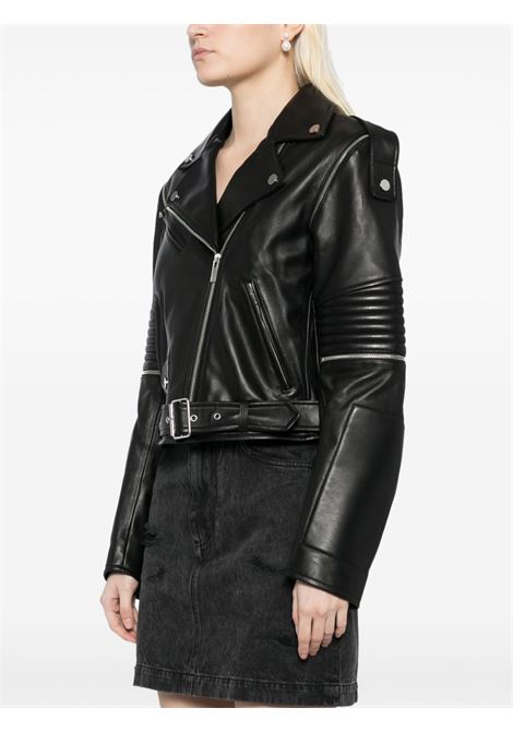 Black Astro biker jacket Helmut lang - women HELMUT LANG | O06HW102001